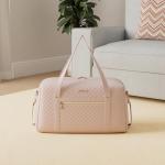 Travel Duffle Bag, BAGSMART 37L Weekender Overnight Bag with Wet Pocket for Women, Large Carry On Laptop Compartment And Shoes Travel, Business Trips, Sports(Pink)