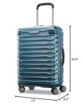 Samsonite Stryde 2 Hardside Expandable Luggage with Double Spinner Wheels, Carry On Glider, Deep Teal
