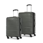 Samsonite Evolve SE Hardside Expandable with Double Spinner Wheels, 2PC SET (CO/M), Army Green