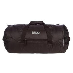 Eddie Bauer Stowaway Packable Duffel Bag| Travel | Foldable | Lightweight | Durable | Ripstop Polyester | 23" Length | 45L Capacity - Dark Smoke