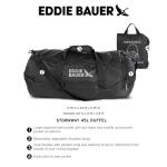 Eddie Bauer Stowaway Packable Duffel Bag| Travel | Foldable | Lightweight | Durable | Ripstop Polyester | 23" Length | 45L Capacity - Dark Smoke