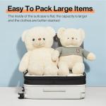 Mixi Expandable Carry On Luggage Lightweight Large Capacity Wide Handle PC Travel Suitcases Spinner Wheels TSA Lock 20 24 Inch