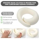 WEERSHUN Travel Pillows for Airplanes,2024 New Travel Pillow,Travel Neck Pillow Airplane Memory Foam Travel Pillow Neck Pillow for Traveling Suitable for Airplanes,Offices and Cars
