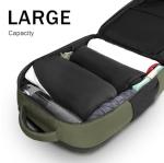 MATEIN Carry on Travel Laptop Backpack, Large Flight Approved Personal Item Travel Backpack with USB Charge Port & Shoe Compartment, Water Resistant Weekender Overnight Bag Fit 17 Inch Laptop, Green