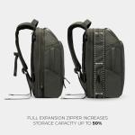 NOMATIC Travel Pack - 20L Water Resistant Laptop Bag - TSA-Ready Expandable Olive Backpack