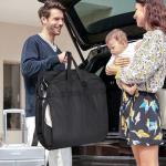 Univivi Hanging Garment Bag for Travel, 60" Heavy Duty Suit Bags, Extra Capacity Hanging Clothes Bag for Closet Storage, Dress Cover with Handles and Buckle Straps for Suit, Coat, Jacket