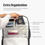 Tortuga 40L Travel Backpack Pro, Black - Large Carry-On Travel Backpack for Men and Women - Durable, Comfortable, Easy to Pack, Airline-Approved Bag with Laptop Compartment