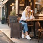 Black Friday 20"/24"/28" 3-Piece ABS Spinner Luggage Set - Carry-On Color-Matched TSA Lock