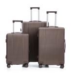 Black Friday 20"/24"/28" 3-Piece ABS Spinner Luggage Set - Carry-On Color-Matched TSA Lock