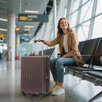 Black Friday 20"/24"/28" 3-Piece ABS Spinner Luggage Set - Carry-On Color-Matched TSA Lock