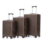 Black Friday 20"/24"/28" 3-Piece ABS Spinner Luggage Set - Carry-On Color-Matched TSA Lock