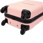 Travelers Club 22" Richmond Spinner Carry-On Luggage, Rose Gold, Inch (TC-7920-670)