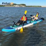 Custom pedal Sup inflatable pump Kayak Stand Up Paddle Board Travel Backpack Leash Adj Paddle