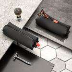 TOOLETRIES The Koby Mini Kit - Silicone Toiletry Organizer, Bathroom Travel Bag - Features Heavy-Duty Zipper, Leak Resistance, Easy to Clean - Charcoal