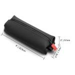 TOOLETRIES The Koby Mini Kit - Silicone Toiletry Organizer, Bathroom Travel Bag - Features Heavy-Duty Zipper, Leak Resistance, Easy to Clean - Charcoal