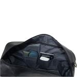 Kenneth Cole Reaction Port Stanley 20" Duffel Bag Pebbled Vegan Leather Carry-On Duffle Travel Bag/Overnight Shoulder Duffel, Black