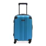 Kenneth Cole REACTION Out of Bounds Lightweight Hardshell 4-Wheel Spinner Luggage, Teal, 20-Inch Carry On
