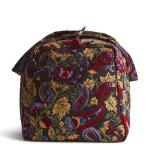 Vera Bradley Women's Premium Cotton Original Duffel Bag Travel, Midnight Garden Paisley, One Size