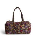Vera Bradley Women's Premium Cotton Original Duffel Bag Travel, Midnight Garden Paisley, One Size