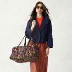 Vera Bradley Women's Premium Cotton Original Duffel Bag Travel, Midnight Garden Paisley, One Size