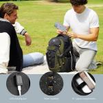 Swissdigital Design Laptop Backpack with USB Charging Port, Travel Backpack Fits 15.6 inches Computer, 31L College School Backpack for Men, Olive/Black | SD803-26
