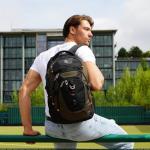 Swissdigital Design Laptop Backpack with USB Charging Port, Travel Backpack Fits 15.6 inches Computer, 31L College School Backpack for Men, Olive/Black | SD803-26