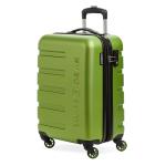 SwissGear 7366 Signature Hardside Expandable Luggage with Spinner Wheels, TSA Lock, Cup-Holder, Green, Carry-On 19-Inch