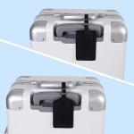 Vigorport Luggage Tags, Leather Personalized Suitcase Tag Set Luggage id Tags Labels Travel Accessories-Set of 4