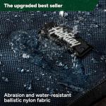 Halfday Convertible 2-in-1 Premium Garment Duffel Weekender Bag 40L | Wrinkle-Free Travel, Hanging Suit Compartment, Shoe Pockets, Trolley Sleeve. Balistic Nylon Carry-On, Pacific