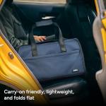 Halfday Convertible 2-in-1 Premium Garment Duffel Weekender Bag 40L | Wrinkle-Free Travel, Hanging Suit Compartment, Shoe Pockets, Trolley Sleeve. Balistic Nylon Carry-On, Pacific