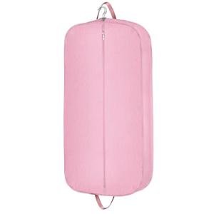 Limoomil Heavy Duty Waterproof Garment Bag for Travel, Tear Resistance Suit Bag for Women Travel for Suits, Tuxedos, Coats, Uniform. Pink, 42 inch…
