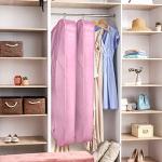 Limoomil Heavy Duty Waterproof Garment Bag for Travel, Tear Resistance Suit Bag for Women Travel for Suits, Tuxedos, Coats, Uniform. Pink, 42 inch…