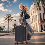 Cosbarn Carry On Luggage Sets 3 Piece, 20 Inch Luggage 22x14x9 Airline Approved with Wheels and TSA Lock, ABS Lightweight Hardshell Travel Suitcase Set with Duffel Bag Travel Bag for Men Women