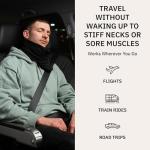 trtl Pillow - Scientifically Proven, Super Soft Neck Support Travel Pillow for Sleeping - Lightweight and Machine Washable - Ergonomic Design for Traveling on Airplanes, Cars, and Trains - Coral