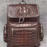 wanexing crocodile leather male  backpack  leisure men backpack  fashion  trend crocodile  skin  travel men bag