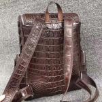 wanexing crocodile leather male  backpack  leisure men backpack  fashion  trend crocodile  skin  travel men bag