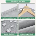 Carbrea 66 Inch Garment Bags for Hanging Clothes - Long Dress Bags for Gowms Closet Wardrobe Storage Travel - 2 Pack