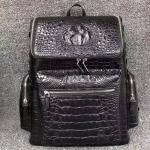 wanexing crocodile leather male  backpack  leisure men backpack  fashion  trend crocodile  skin  travel men bag