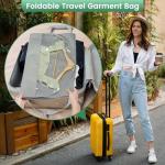 Carbrea 66 Inch Garment Bags for Hanging Clothes - Long Dress Bags for Gowms Closet Wardrobe Storage Travel - 2 Pack