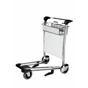 Three-wheeled Steel Airport Passenger Carry-on Luggage Shopping Trolley