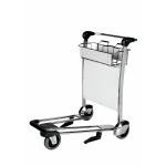 Three-wheeled Steel Airport Passenger Carry-on Luggage Shopping Trolley