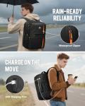 MATEIN Personal Item Travel Backpack 18x14x8 with Shoe Compartment Detachable, Expandable Underseat Backpack for Spirit Airlines Fit 17" Laptop, Airplane Approved Carry on Bag Luggage Mochila with USB