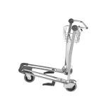 Three-wheeled Steel Airport Passenger Carry-on Luggage Shopping Trolley
