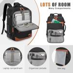 Velaybor 50L Travel Backpack with USB Charging Port, Water-Resistant Carry On Backpack for Men Women, Business Laptop Backpack for Trips & Commutes, Fits 18 Inch Laptop