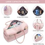 LOVEVOOK Travel Duffle Bag,Weekender Bags for Women Overnight Bag with Shoe Compartment, Carry on with Toiletry Bag,Duffel Bag with Wet Pocket,Hospital Bags for Labor and Delivery