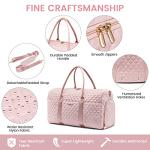 LOVEVOOK Travel Duffle Bag,Weekender Bags for Women Overnight Bag with Shoe Compartment, Carry on with Toiletry Bag,Duffel Bag with Wet Pocket,Hospital Bags for Labor and Delivery