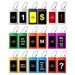 Luggage Tags Business Card Holder by TUFFTAAG - Durable Travel ID Bag Tag in Multiple Color Options, Perfect for Suitcases, Backpacks, and Carry-Ons, Easy Identification, Secure and Stylish