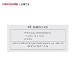 SwissGear 7366 Signature Hardside Expandable Luggage with Spinner Wheels, TSA Lock, Cup-Holder, Cobalt, Carry-On 19-Inch