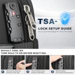 Vacuum Backpack Travel – Expandable Compression Carry On Backpack with Vacuum Pump, Water-Resistant TSA Lock Travel Bag, 17" Laptop Backpack for Men Women, Business Airplane Flight Luggage, Black