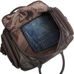 Kenneth Cole REACTION Duff Guy Colombian Leather 20" Single Compartment Top Load Travel Duffel Bag, Cognac